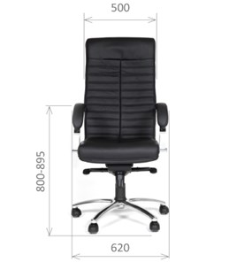 Кресло офисное CHAIRMAN 480 Экокожа премиум черная в Абакане - предосмотр 1